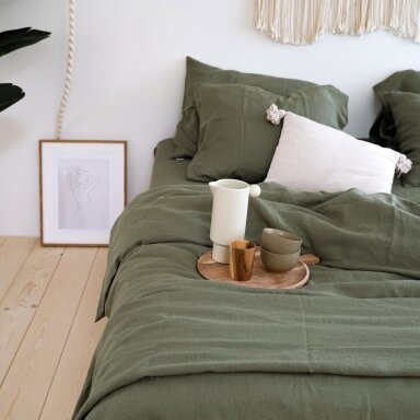 Eucalyptus Linen Duvet Cover Set
